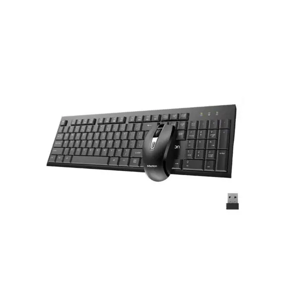 Set Wireless Meetion C4120 – Tastierë Full + Maus, DPI 800-1600, 2.4GHz